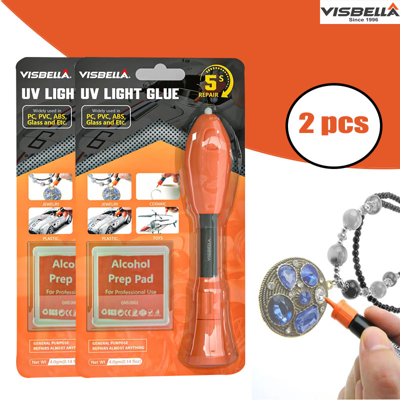 Liquid Uv Glue Kit - Visbella, 2 шт., клейкая ручка с