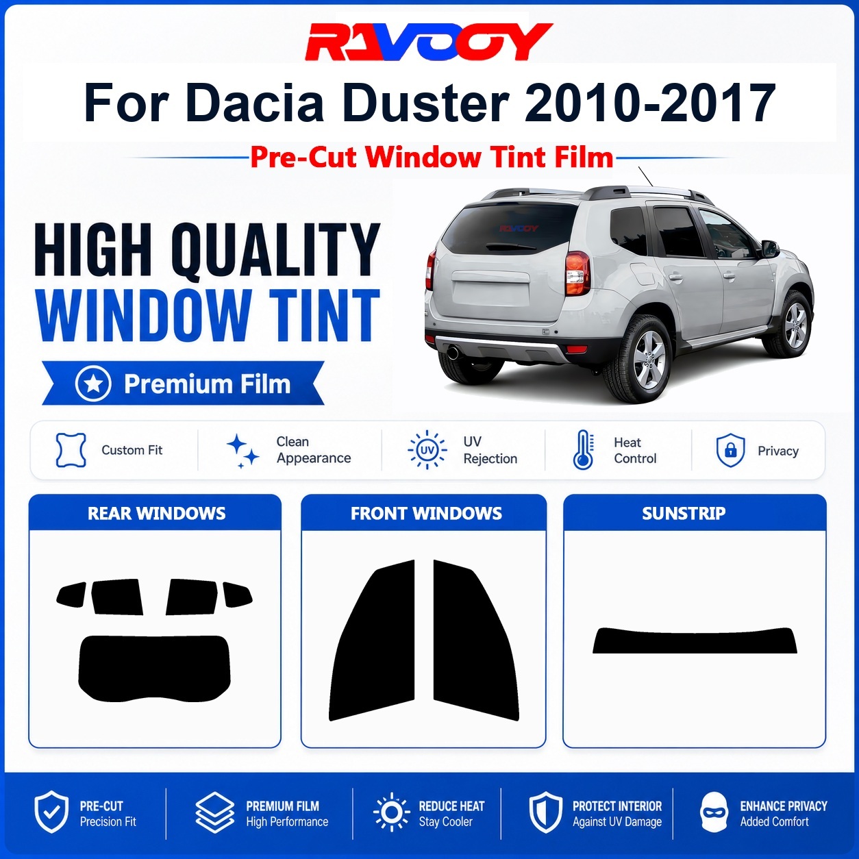 Privacy Screen Protector - Премиальная предварительно нарезанная тонировочная пленка для