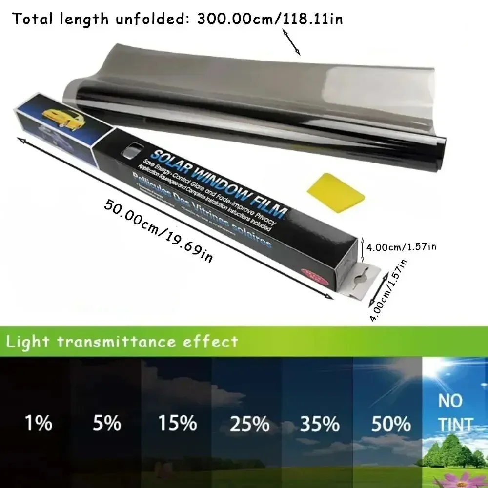 3Mx50CM VLT черная фольга для  – обзор и цена Glass Protector Auto