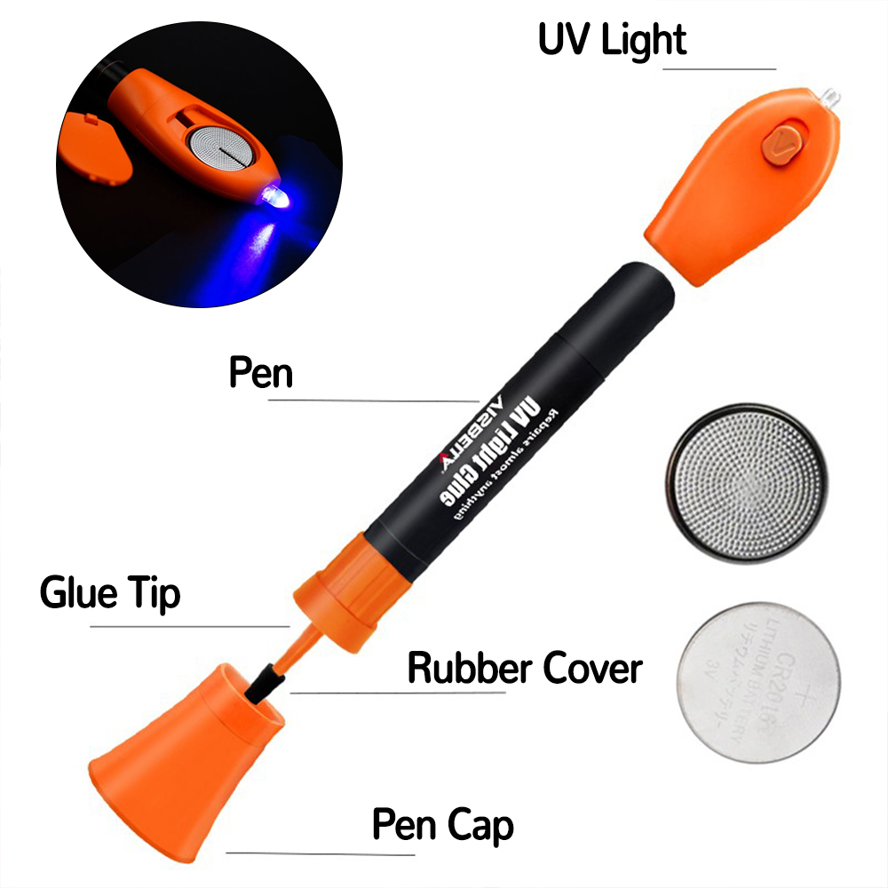 Клей для ремонта стекол, жидки – обзор и цена Liquid Uv Glue Kit