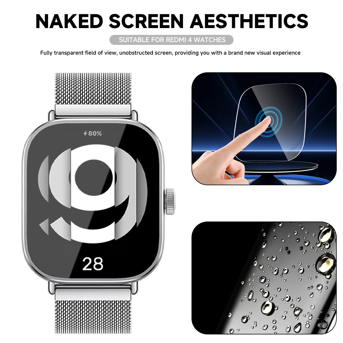Закаленное стекло для Xiaomi R – обзор и цена Smartwatch Screen Film