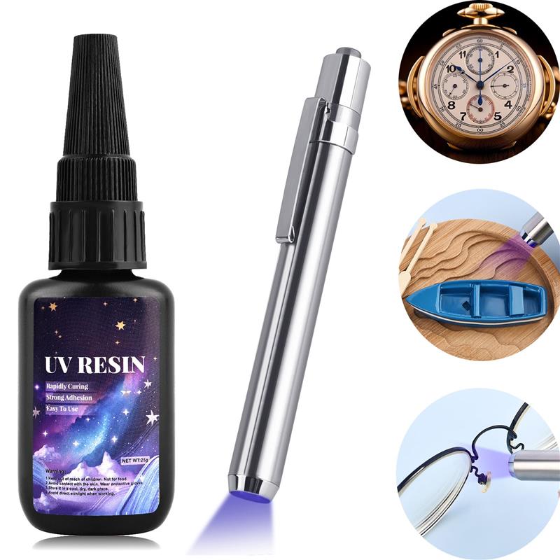 Набор УФ-клея для сварки, Быст – обзор и цена Liquid Uv Glue Kit